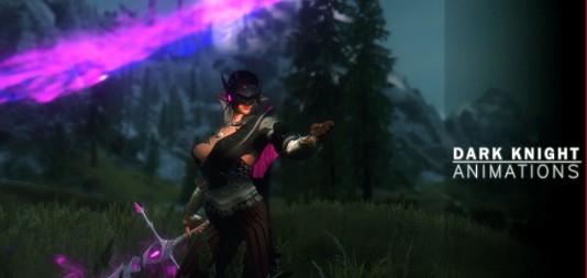 上古卷轴5重制版黑暗骑士大剑动画MOD v3.17