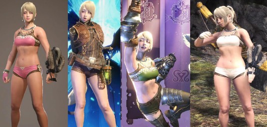 怪物猎人世界冰原多种泳衣MOD v3.53