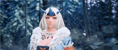 怪物猎人世界冰原重型白霜麒麟套装MOD v2.11