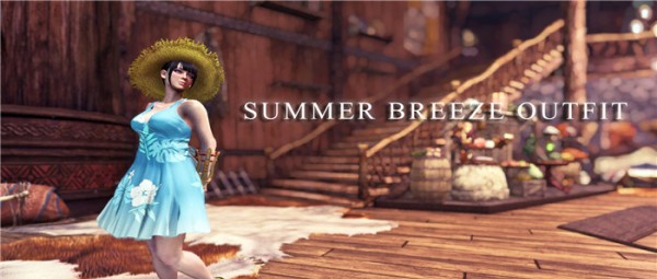 怪物猎人世界冰原夏日微风套装MOD v3.85