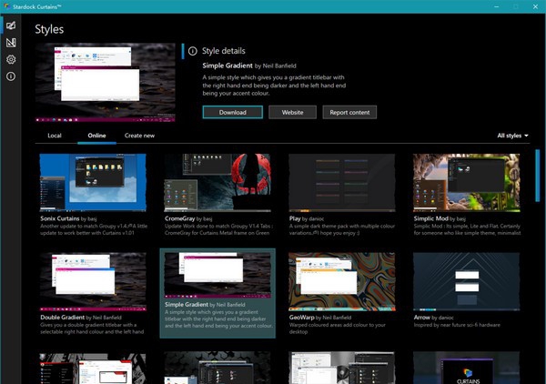 Stardock Curtains(Win10主题美化软件) v9.5.3.5