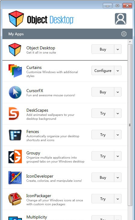 Object Desktop v4.05