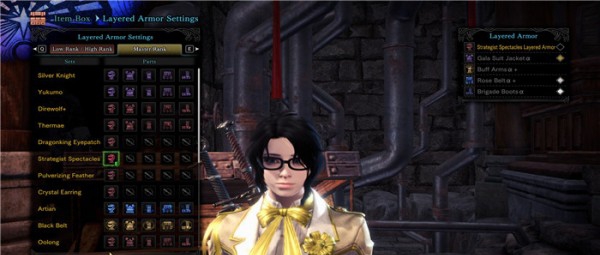 怪物猎人世界冰原普通知性眼镜MOD v3.25