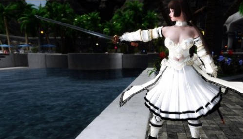 上古卷轴5重制版女性圣骑士百褶裙MOD v1.20