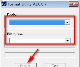 东芝U盘格式化修复工具(Format Utility) v1.0.0.14