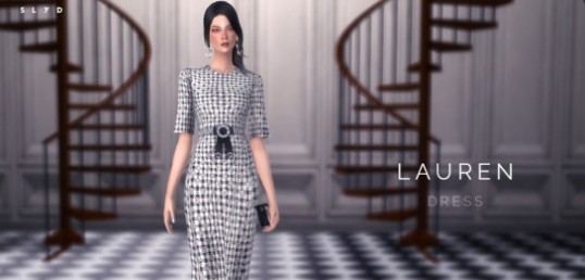 模拟人生4斯莱德连衣裙MOD v3.62