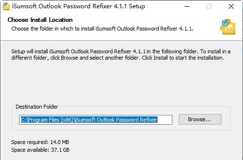 outlook密码恢复iSumsoft Outlook Password Refixer v4.1.7