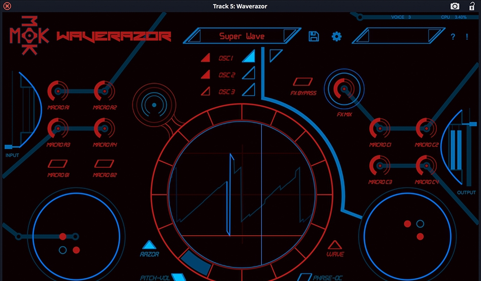 声音合成器工具MOK WaveRazor v2.5.4