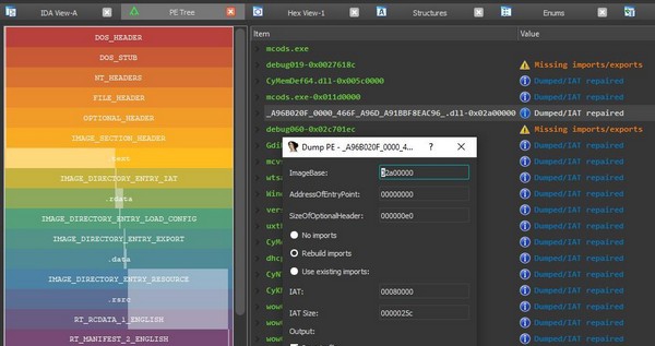 PE Tree(逆向工程工具) v1.0.33