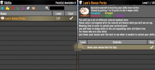 七日杀新的技能树MOD v1.21