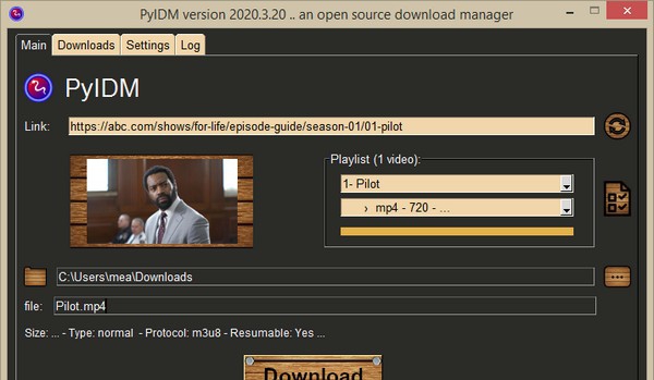 PyIDM(互联网下载管理器) v2020.8.18