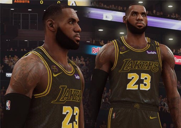 NBA2K21湖人黑金球衣MOD v2.13