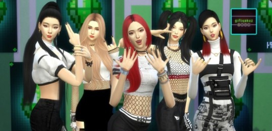 模拟人生4ITZY组合的姿势MOD v3.8