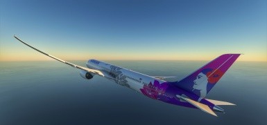微软模拟飞行夏威夷航空配色MOD v2.40