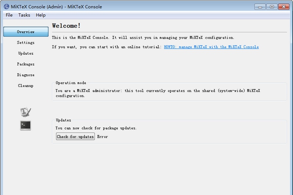 MikTeX(latex文本编辑器) v20.6.32