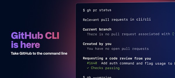 GitHub CLI v1.0.3
