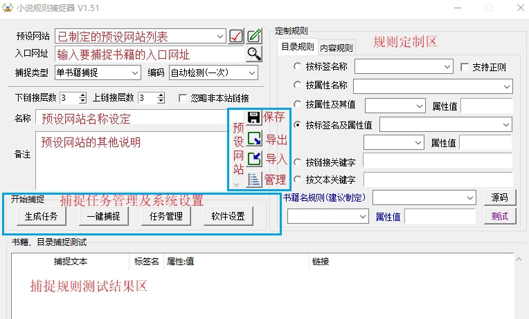 小说网站捕捉器 v1.59