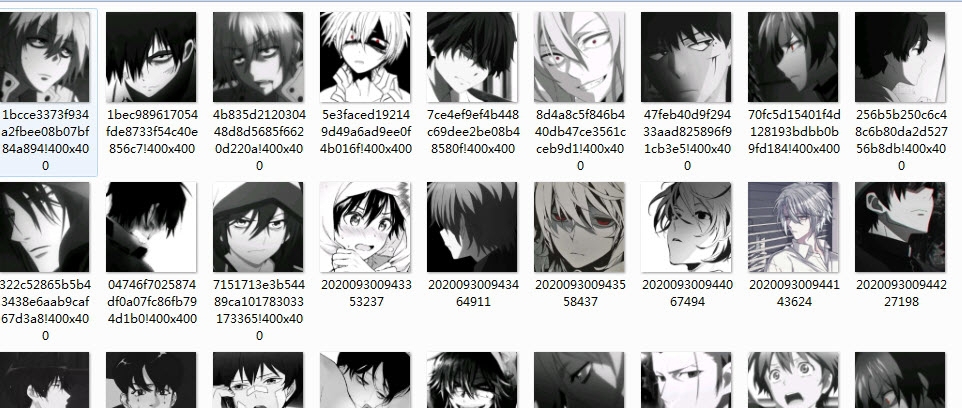 黑白丧系二次元个性漫画男头像大全 v1.21