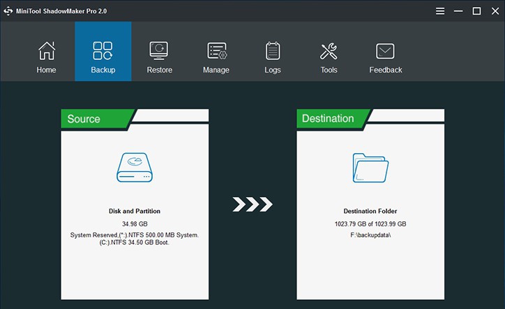 MiniTool ShadowMaker Pro(附注册码) v3.8