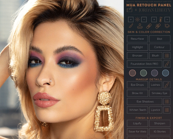 人像精修M.U.A Retouch Panel插件 v1.6