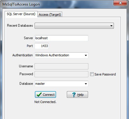MsSqlToAccess(MSSQL转Access工具) v3.11
