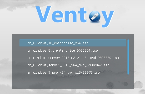 U盘启动制作Ventoy2disk v1.0.33