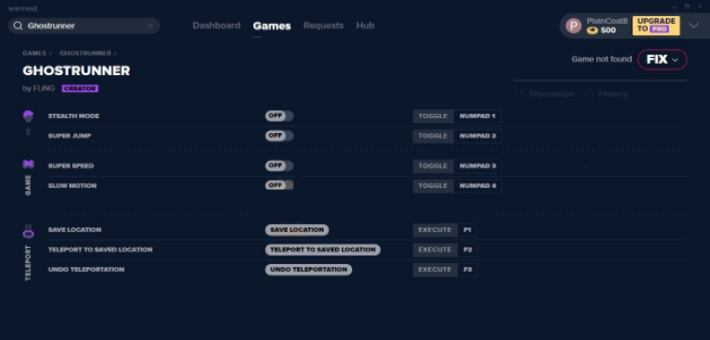 幽灵行者多功能隐身修改器 v1.7