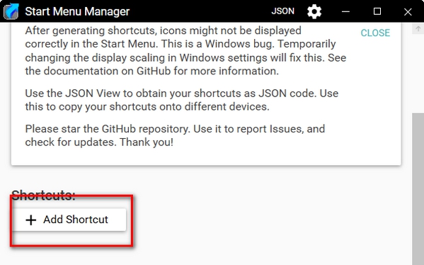 Start Menu Manager(开始菜单栏设置) v1.6