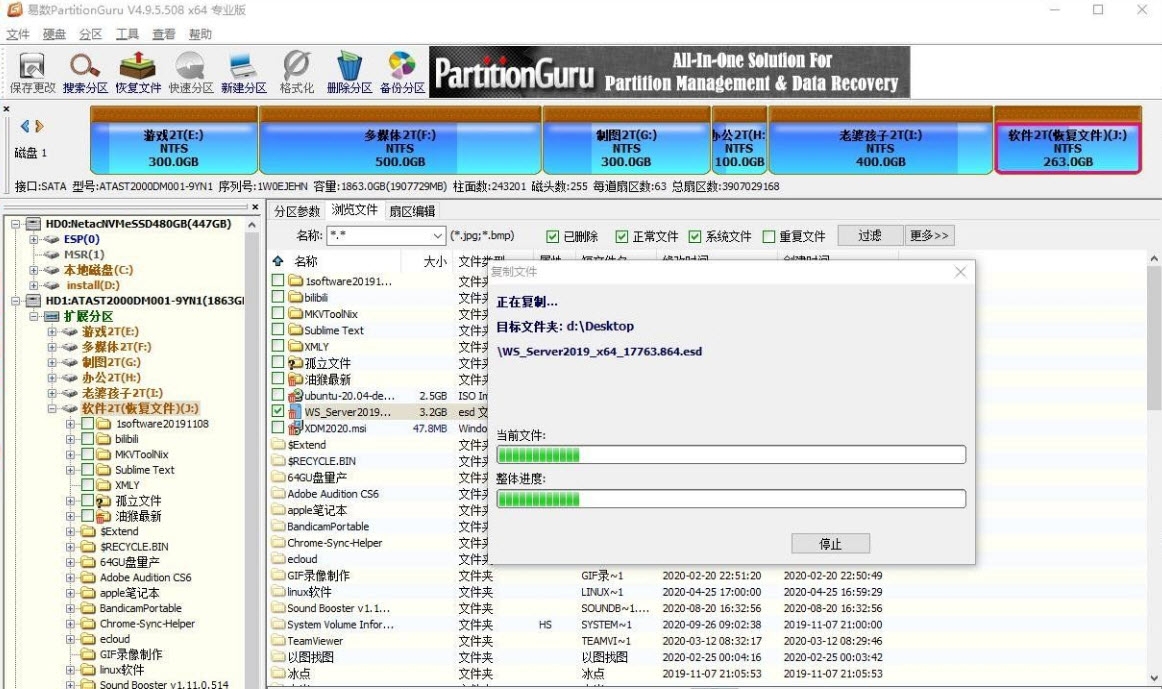 易数PartitionGuru64位汉化专业版(数据恢复) v4.9.5.515