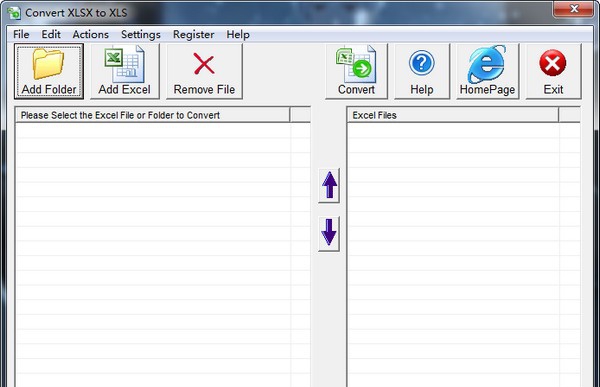 Convert XLSX to XLS(文件转换器) v29.12.16