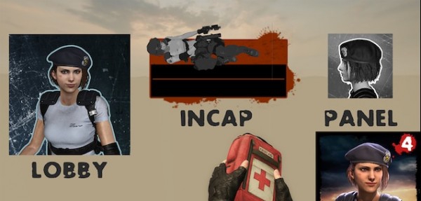 求生之路2生化吉尔STARS装MOD v2.10