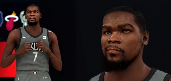 NBA2K21篮网队杜兰特身形MOD v1.6