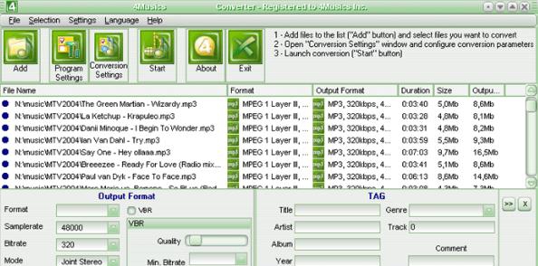 4Musics RA to MP3 Converter v4.7