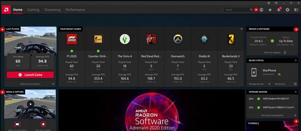 AMD显卡驱动2020版 v20.11.7