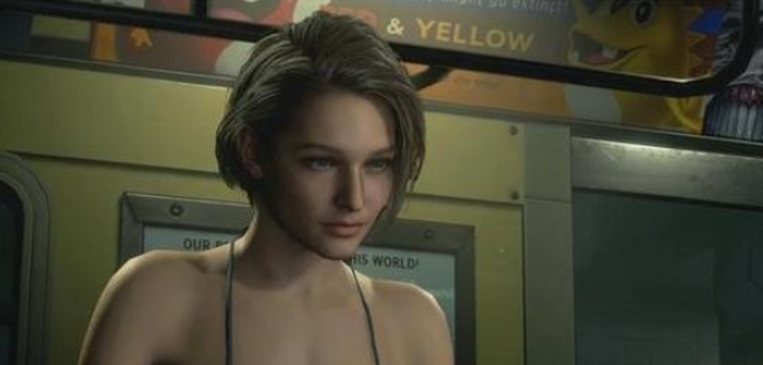 生化危机3重制版吉尔高叉海洋吊带泳衣MOD v2.78