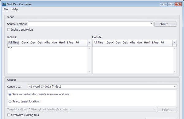MultiDoc Converter(WORD批量转换器) v1.6.4