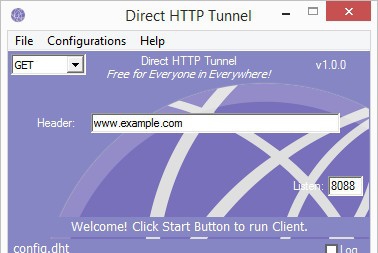 Direct HTTP Tunnel(直接HTTP客户端) v1.0.5