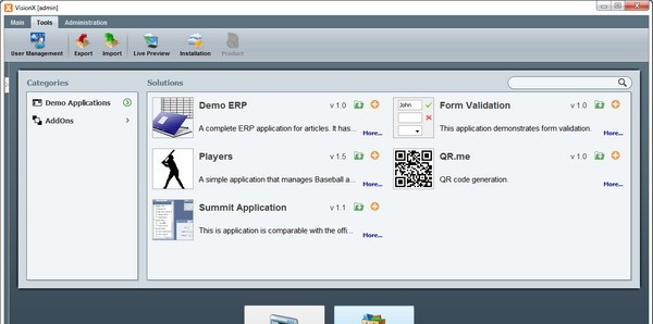 JVx(企业应用框架) v2.11