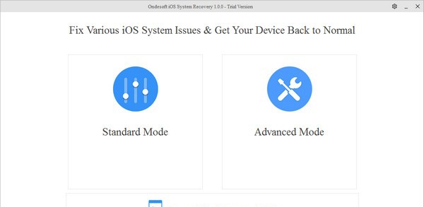 Ondesoft iOS System Recovery(系统修复工具) v1.0.3