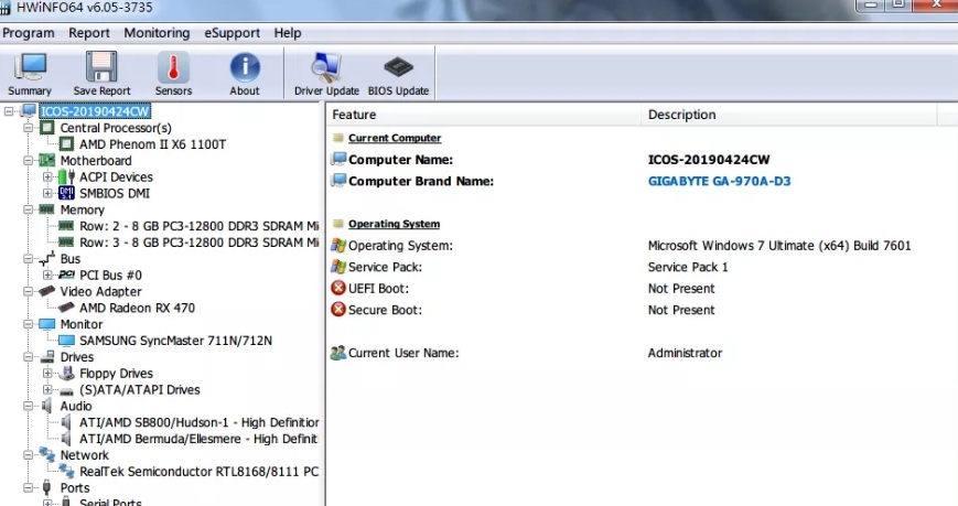 HWiNFO硬件专业检测 v6.45