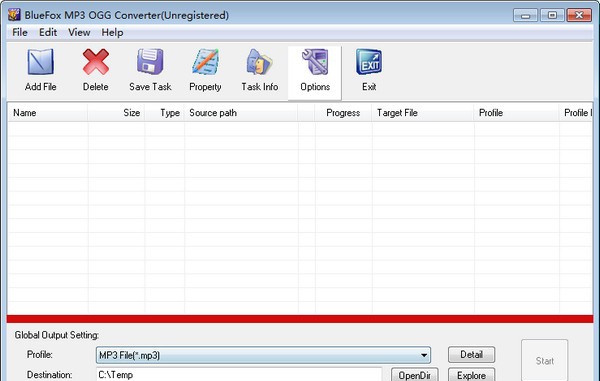 Bluefox MP3 OGG Converter(MP3/OGG音频格式转换) v3.01.12.1014