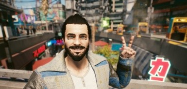 赛博朋克2077荒坂狼男V预设MOD v3.69