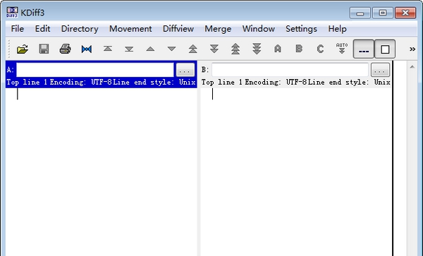KDiff3(文件比较与合并工具) v0.9.101