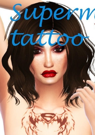 模拟人生4超人羽翼纹身MOD v1.62