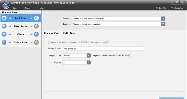 4Video Blu-ray Copy(光盘拷贝工具) v7.2.74