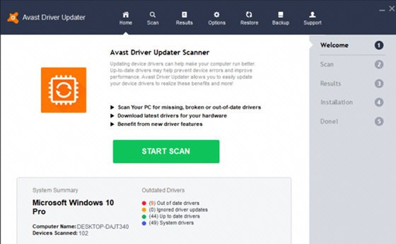 Avast Driver Updater(驱动管理软件) v20.4.816.5