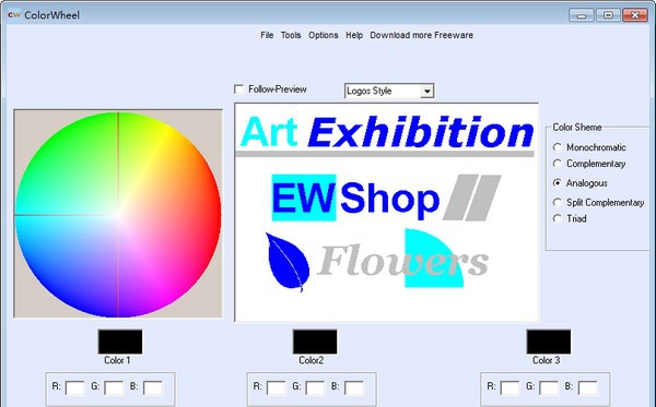 Free Colorwheel(调色工具) v6.12