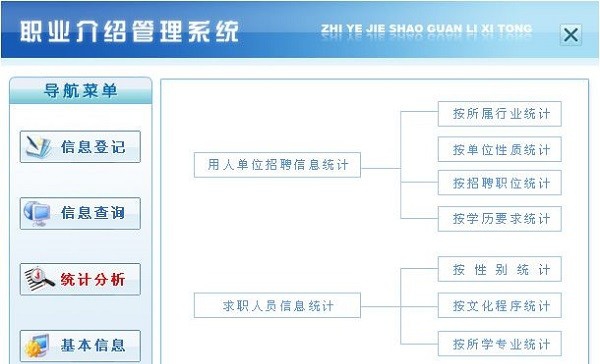 职业介绍管理系统 v2.5