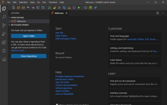 HUAWEI LiteOS Studio v1.45.10