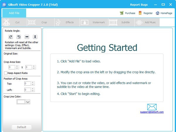 Gilisoft Video Cropper(视频裁剪软件) v7.1.8